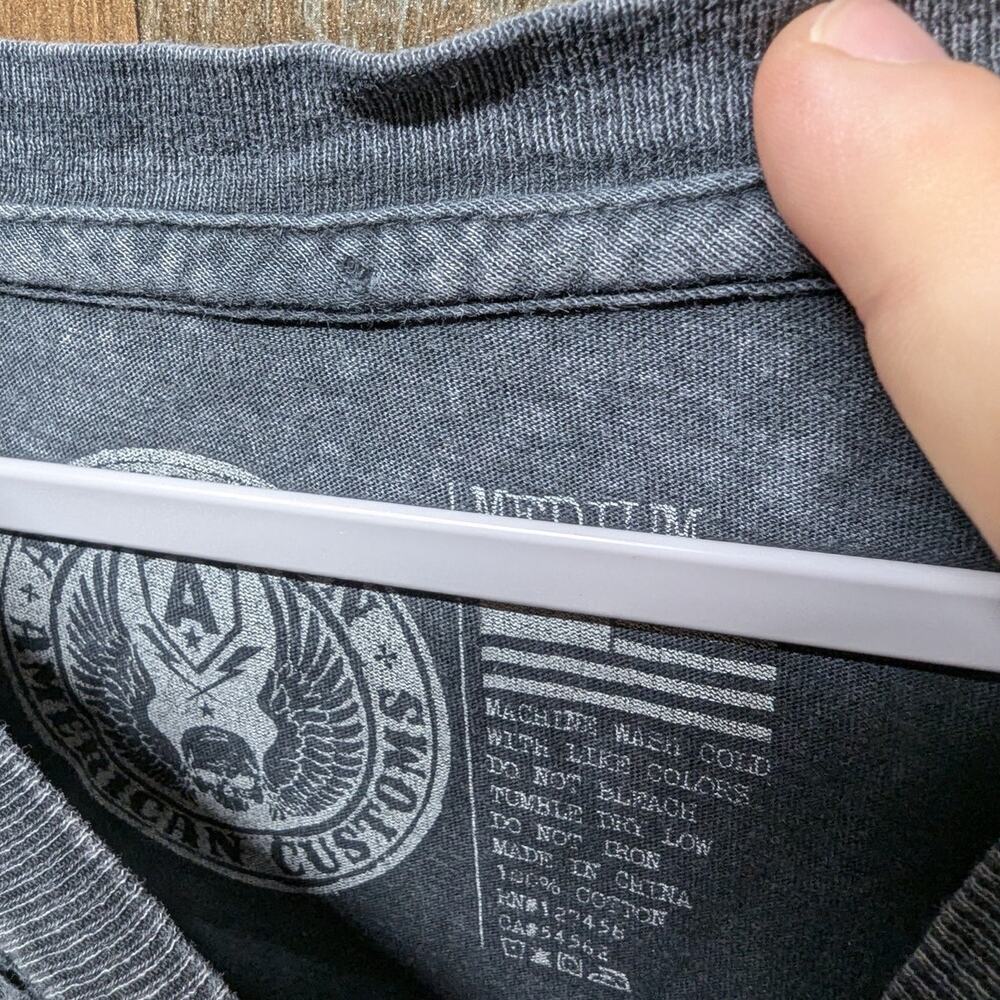 Y2K Affliction American Customs T shirt - Picture 6 of 6